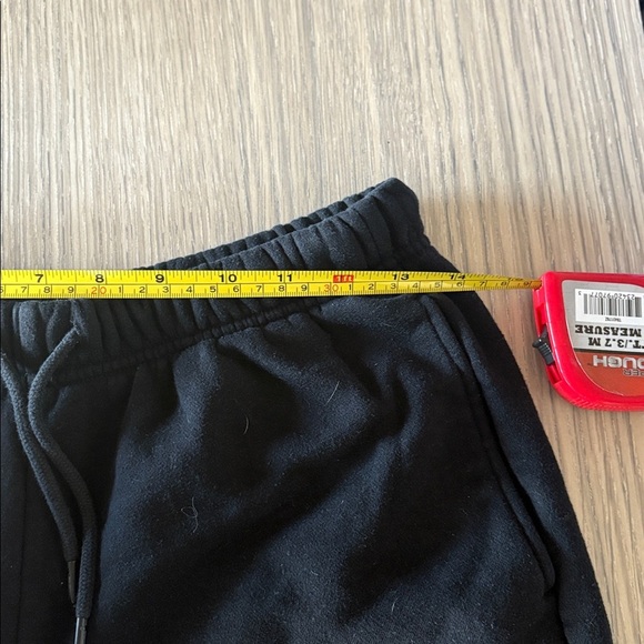 Old Navy Black Jogger Sweatpants Womens Size M Cozy Drawstring - Picture 9 of 9